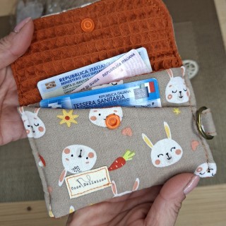 Porta Badge Orange Rabbit