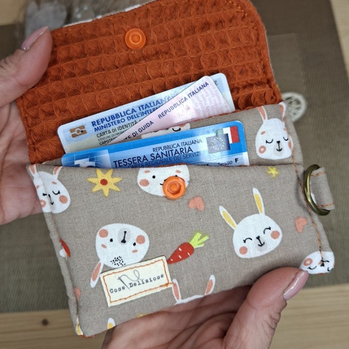 Porta Badge Orange Rabbit