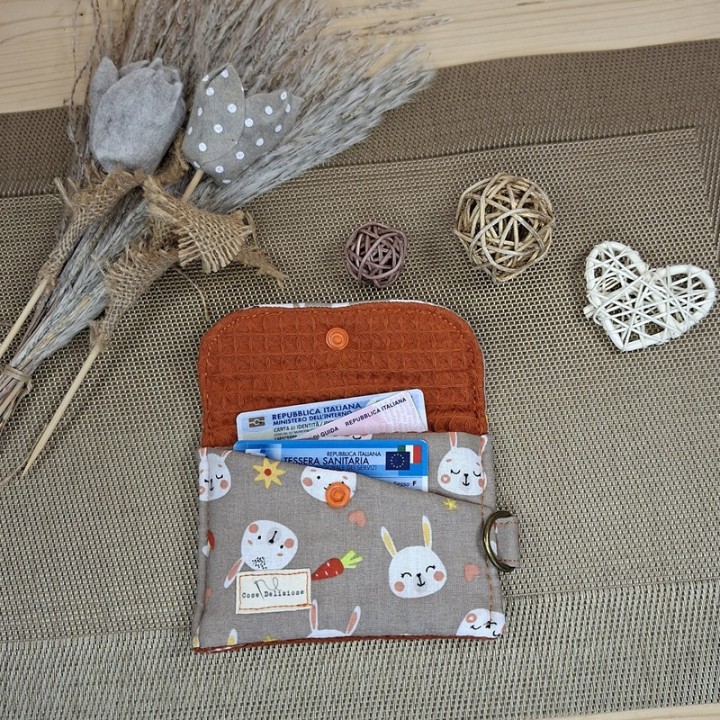 Porta Badge Orange Rabbit