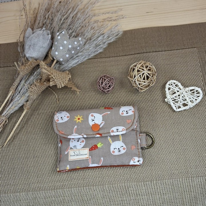 Porta Badge Orange Rabbit