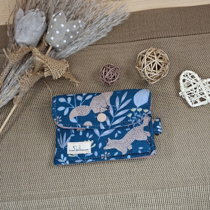 Porta Badge Volpi Rosa