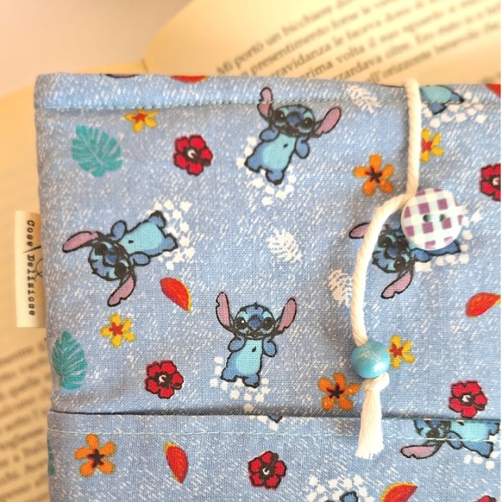 Cover Book in stoffa custodia libro artigianale - Cose Deliziose
